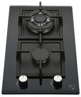 K&H 2 Burner 12" Built-in LPG/Propane Gas Glass Cast Iron Cooktop 2-GCW-LPG