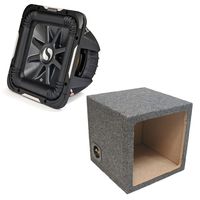 Kicker 11S10L74 Solobaric L7 Subwoofer Single 10" Sealed Sub Enclosure Box New