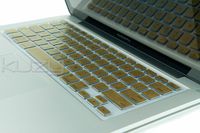 Kuzy - Metallic Gold Keyboard Cover Silicone Skin for MacBook Pro 13" 15" (with or w/Out Retina Display) iMac and MacBook Air 13-inch - Gold
