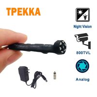 Mini Hidden Spy Camera Night Vision Small Security Snake Pipe Camera HD 800TVL TPEKKA Mini Portable Nanny Camera for Home Office CCTV Surveillance System DVR