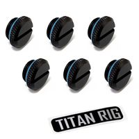 XSPC G1/4" Plug V2, Matte Black, 6-Pack