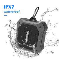 Waterproof Bluetooth Speaker Shower Speaker IPX 7 Bathroom Speaker BT4.2 True Wireless Speakers Portable Shockproof Boombox Speaker 800mAh Powerful Audio Driver Enhanced Bass 10m Wireless (Grey)