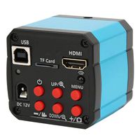 HDMI Microscope, 21MP HD 1080P Microscope Camera Digital Microscope USB Camera for Trinocular Microscope 100-240V, 7X Digital Zoom, Used in Industry/Agriculture/Biology(US)