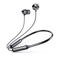 AINOPE Neckband Bluetooth Headphones with ANC, Ainope Active Noise Cancelling Wireless Earphones with Built-in Magnets, in-Ear Stereo Sound with Mic for Sports [Black]