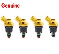 OEM 4pcs 550cc Yellow Side Feed Injector For Subaru Sti WRX GC8 16600AA170