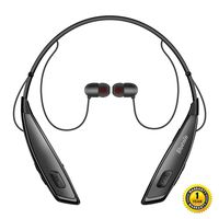 Bluetooth Headphones Bluenin Wireless Neckband Headset Sports Sweatproof Earbuds HD Stereo Noise Cancelling Earphone with Mic (Black)