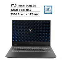 Lenovo 2019 Legion Y540 17.3 Inch FHD IPS Gaming Laptop (9th Gen Intel 6-Core i7-9750H up to 4.5 GHz, 32GB RAM, 256GB PCIe SSD + 1TB HDD, Nvidia GeForce GTX 1660 Ti, Bluetooth, WiFi, HDMI, Windows 10)