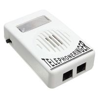 Dikley Socket Loud Telephone Ring Speaker Ringtone Amplifier 95db Volume Enhancer with Strobe Light for Landline Telephone