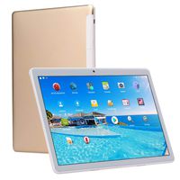 HONGTAO 10 Inch (10.1") Tablet,Octa Core,4GB RAM,64GB ROM,1920X1200 HD IPS,WiFi,GPS,5+12MP Camera,3G 4G LTE Dual SIM,Android 7.0 Nougat-Gold