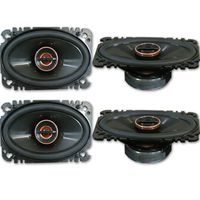 4 x Infinity REF 6422cfx 4x6 inch 2-Way Car Audio Coaxial Speakers 4" x 6" 6422cfx