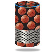 MightySkins Skin Compatible with Amazon Echo (2ND Gen) - Basketball | Protective, Durable, and Unique Vinyl Decal Wrap Cover | Easy to Apply, Remove, and Change Styles | Made in The USA