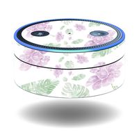 MightySkins Skin Compatible with Amazon Echo Dot - Water Color Flowers | Protective, Durable, and Unique Vinyl Decal wrap Cover | Easy to Apply, Remove, and Change Styles | Made in The USA