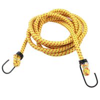uxcell Bicycle Bike Motorcycle Elastic Luggage Cord Rope 2.1M Long Yellow Red