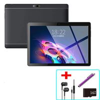 Mirzebo Android 10 inch Tablet 1280x800 IPS Screen Octa Core 3G Phone Call Android 8.1 Display Dual Camera WiFi GPS Bluetooth Tablets 4G/64G (Black)