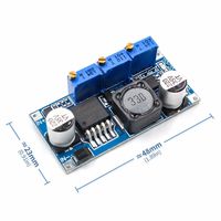 BELONG 1pcs LM2596S DC-DC Constant Current Module LM2596 DC-DC 7V-35V Step-down Adjustable CC/CV Power Supply Module