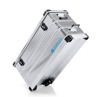ZARGES K424 XC Transport Case with Caster Wheels, Travel Accessories 37.8 x 15.75 x 17.91