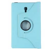 TechCode 10.5 inch Galaxy T590 Samsung T595 Case, 360 Degree Rotating Stand Protective Cover with Auto Sleep Wake Slim Flip Shell for Samsung Galaxy Tab A 10.5 inch SM-T590/ SM-T595 2018(Light Blue)