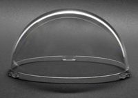 JMX 3 Inch Acrylic Indoor / Outdoor Cctv Clear Camera Dome Cover Security Camera Housing