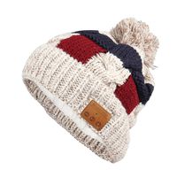Cordless Headphones Earbuds Bluetooth Hat Headset Music Beanie