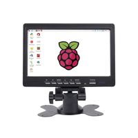 SunFounder 7 Inch Monitor HDMI - 1024x600 HD IPS LCD Screen Display AV VGA Input Built in Speaker for Raspberry Pi 4B 3 Model B+ 3B 2B B+ A+ Zero CCTV Computer PC DVR Car