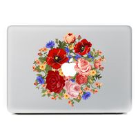 Kiseki MacBook Sticker Peony Bouquet Laptop Notebook Decal Skins Stickers Fit for MacBook Air Pro Retina 13"/Hp/Lenovo/Dell/Compaq/Asus/Acer/Samsung/Surface Book(13")