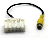 RED WOLF for Jeep Wrangler JK Aftermarket Backup Camera Wire Harness RCA Adapter Connect to Factory Radio Display