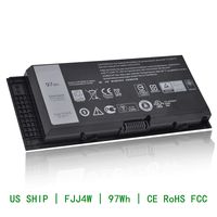 CQCQ FJJ4W Compatible Battery Replacement for Dell Precision M4800 M4600 M6600 M6800 FV993 T3NT1 CN-0JHYP2 JHYP2 312-1178 Laptop (11.1V 97Wh)