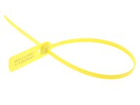 Secure Cable Ties Plastic Seals (19 inch, Yellow)
