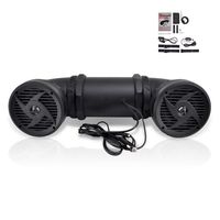 Pyle PLATV550BT 500 Watt, 6.5-Inch, AUX Input for ATV, UTV, 4x4s Tornado Bluetooth Waterproof Off-Road Speaker System