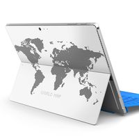 igsticker Ultra Thin Premium Protective Back Stickers Skins Universal Tablet Decal Cover for Microsoft Surface Pro 4/ Pro 2017/ Pro 6(2018) 012961 World map　map