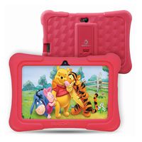 Dragon Touch Y88X Pro 7 inch Kids Tablets with Disney Story Contents, 2GB RAM 16GB ROM, Android 9.0 Tablets, Kidoz Pre-Installed WiFi Android Tablet, Kid-Proof Case, Red