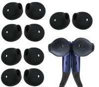Ear Buds for Samsung Level U Headphones,Samsung Galaxy S6 S6Edge G9200 G9250 G9208 Earphones Ear Cover, Note5 Earphone BLUEWALL Durable Silicone Fit Soft Thin Light Ear Cushion,6 Pairs,Black