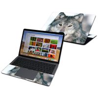MightySkins Skin Compatible with Apple MacBook Air 13" (2019-2018) - Wolf | Protective, Durable, and Unique Vinyl Decal wrap Cover | Easy to Apply, Remove, and Change Styles | Made in The USA