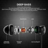 COWIN HE8D Active Noise Cancelling Bluetooth Earbuds, Wireless In-Ear Bluetooth Headphones with Hard Travel Case Built in Microphone Volume Control Enhanced Bass Ear buds- Sliver