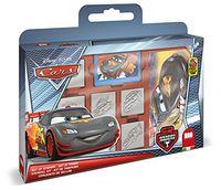 Disney Noris Spiele Cars 606317823 Stamp Set in Box 7 Stamps Assorted