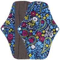 Mama Sanitary Towel Pad, Tuscom Reusable Bamboo Cloth Washable Menstrual Pad (L: 31×7.5CM, Blue)