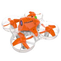 Mirarobot FPV Mini Drone Racing Tiny Whoop with 720P HD Camera Micro Quadcopter, 8.5mm Motor Powerful, High -Voltage Battery, Automatically Increase Stability BNF Version(with Flysky Receiver)