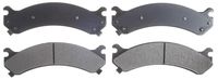 ACDelco 14D784CH Advantage Ceramic Front Disc Brake Pad Set with Hardware