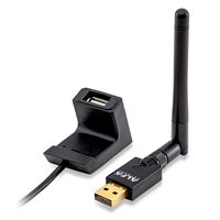 Alfa AWUS036ACS 802.11ac AC600 Wi-Fi Wireless Network Adapter - Wide-Coverage External USB Adapter w/ 2.4GHz & 5GHz Dual-Band Antenna, Compact Design & USB Dock for Windows, MacOS & Kali Linux
