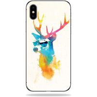 MightySkins Skin Compatible with Apple iPhone Xs Max - Sunny Stag | Protective, Durable, and Unique Vinyl Decal wrap Cover | Easy to Apply, Remove, and Change Styles | Made in The USA