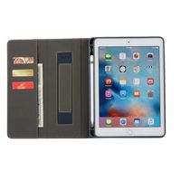 Jennyfly iPad Pro 11 2018 Case,Folio Flip Stand Luxury PU Leather Hand Strap Business Case Auto Sleep/Wake with Apple Pencil Holder Card Slots Smart Cover for 2018 iPad Pro 11 inch -Brown