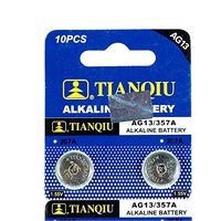 Tianqiu 50Pcs Ag13 Lr44 357 Sr44Sw Alkaline Battery