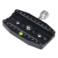 Hifine CL-110N Quick Release Clamp With Aluminum Alloy For Quick Release Plate And Tripod Or Monopod Compatible With Arca-Swiss Standard