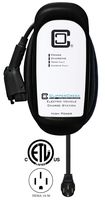 ClipperCreek HCS-50P, Plug-in 240V, 40A, EV Charging Station, 25 ft Charging Cable, NEMA 14-50, Safety Certified, Made in America.