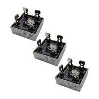 (Pack of 3) KBPC5010 Silicon Bridge Rectifier Diode 50A 1000V KBPC Single Phase, Full Wave 50 Amp 1000 Volt