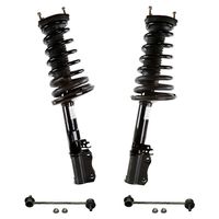 Prime Choice Auto Parts SUSPKG101016 Pair of Rear Complete Strut Assemblies with Pair of Rear Sway Bar Links