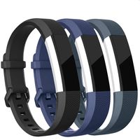 Vetoo Band Compatible for Alta HR/Alta Straps, Soft Adjustable Replacement Band Accessory with Secure Watch Clasps, Pack of 3