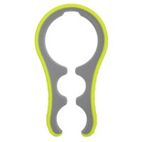 Nuovoware Jar Bottle Opener, Easy Grip Bottle Opener Twist Off Lid Quick Opening Cooking Multifunctional Usage for Children, Elderly, Weak Hands and Arthritic - Green