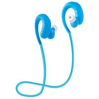 Wireless Bluetooth Earphones Stereo Headphone with Microphone Sport Earpiece Handsfree Call Compatible Android Smart Phones Samsung Galaxy S9 S8 S7 S6 J6 J7 J8 iPad Tablets PC (Blue)