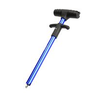 Booms Fishing R2 Hook Remover Aluminium Squeeze-Out Fish Hook Tools 10 Inches Blue